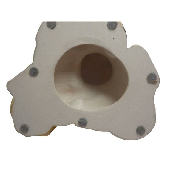 The Townsends Loving Cats Kittens Tiger Hand Painted Ceramic Statue Vintage - Picture 8 of 9